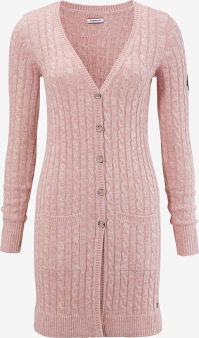 KangaROOS Knit Cardigan in Pink: front