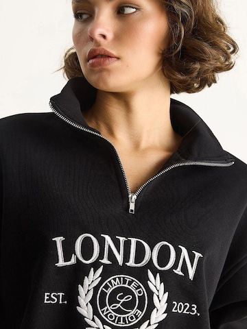 Sweat-shirt Bianco Lucci en noir