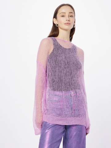 WEEKDAY Sweater 'Tilly' in Purple: front