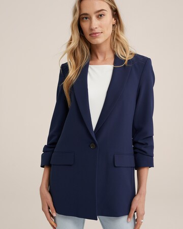 WE Fashion Blazer in Blue: front