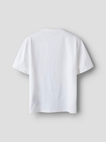 T-Shirt 'NKMAbbu Stitch' NAME IT en blanc