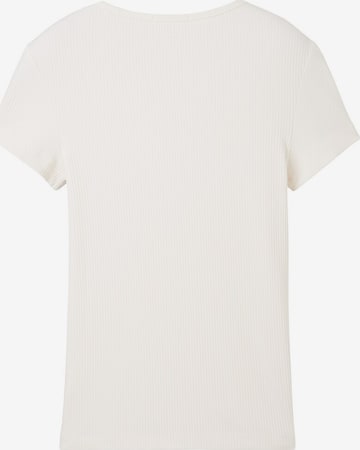 TOM TAILOR T-shirt i vit