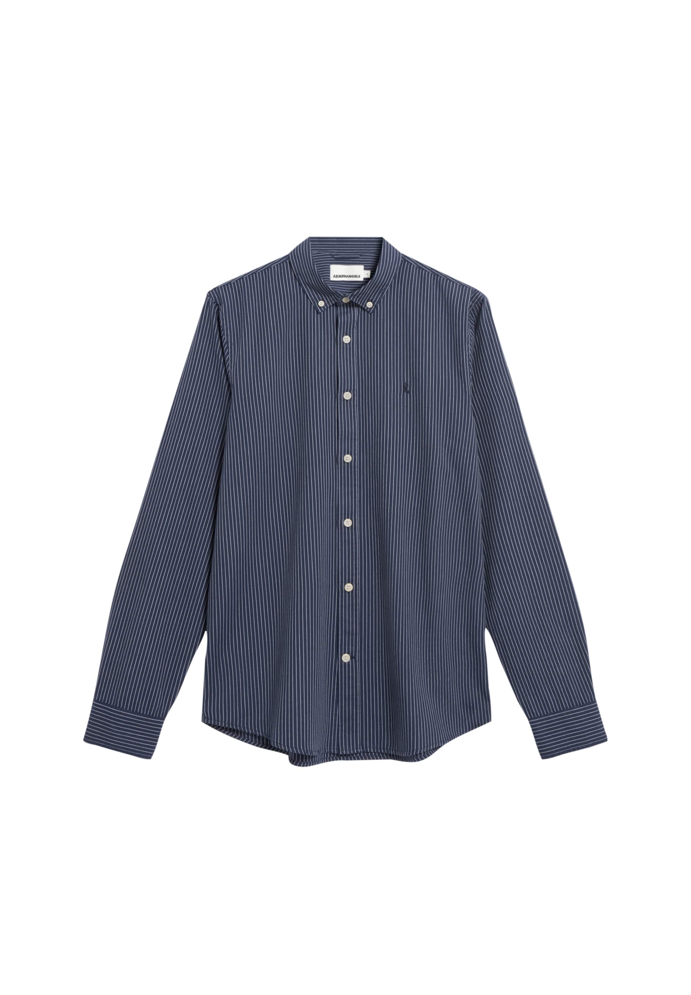 Coupe regular Chemise ' QUAASA STRIPES ' ARMEDANGELS en mélange de couleurs : devant