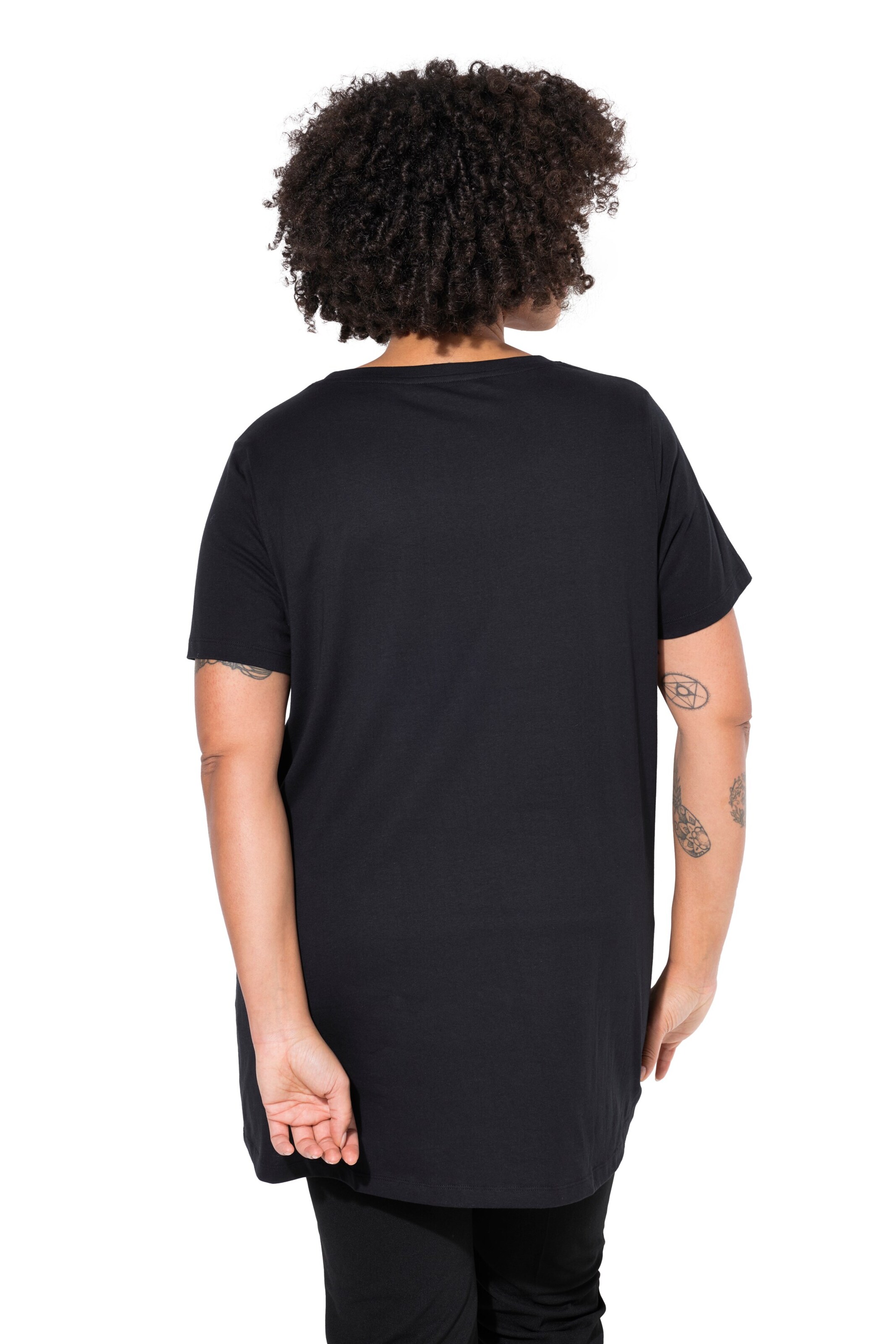 Angel of Style Oversizeshirt in Schwarz