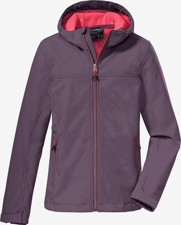 KILLTEC Outdoorjacke in Lila: predná strana