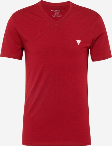 GUESS - Camiseta en rojo: frente