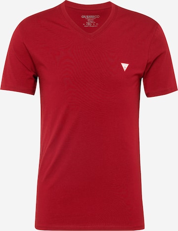 GUESS - Camisa em vermelho: frente