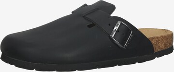 ROHDE Mules in Black: front