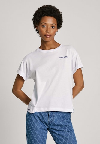 Maglietta di Pepe Jeans in bianco: frontale