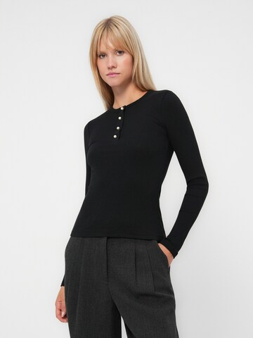 PIECES Shirts 'PCKITTE' i sort