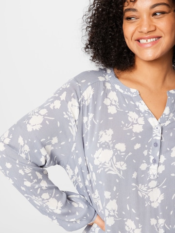 Camicia da donna 'Mira Ami' di KAFFE CURVE in blu