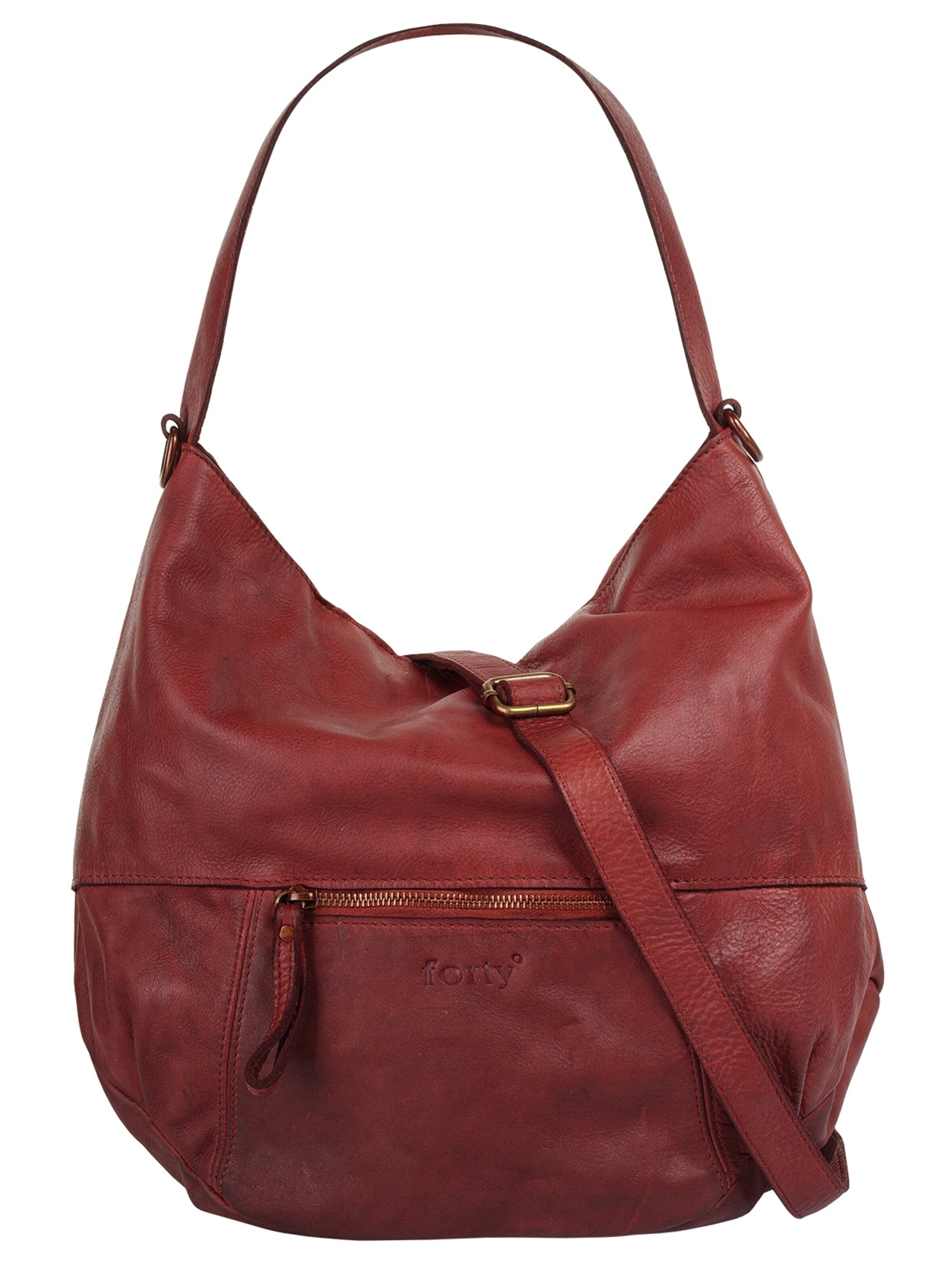 Sac bandoulière forty° en rouge : devant
