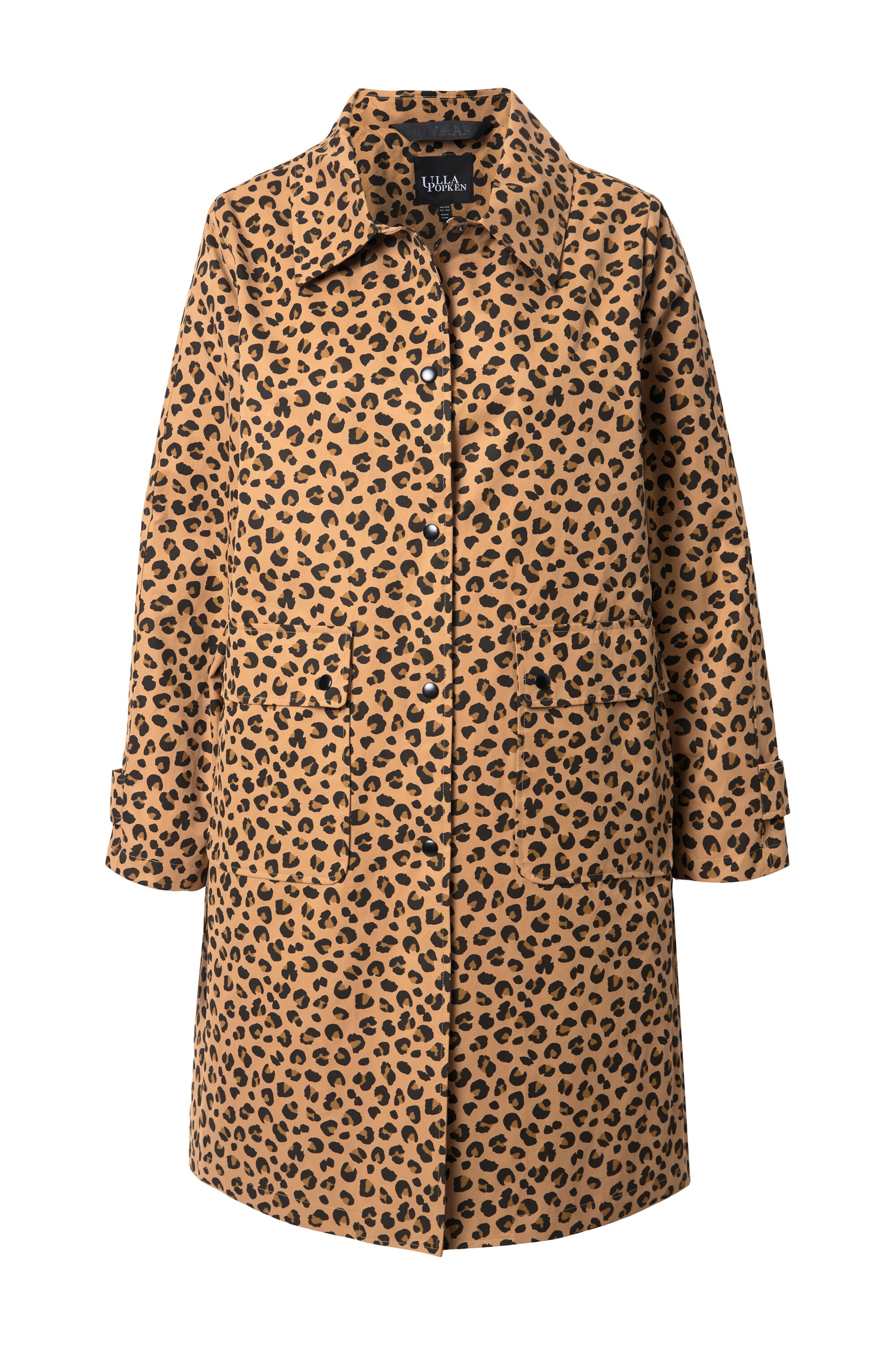 Ulla Popken Functionele mantel in Beige: voorkant