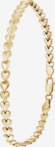 Lucardi Bracelet 'Minimalistisch' in Gold: front