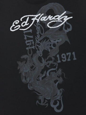 Ed Hardy Top in Schwarz
