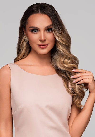 Ombre Evening Dress in Powder, Item view