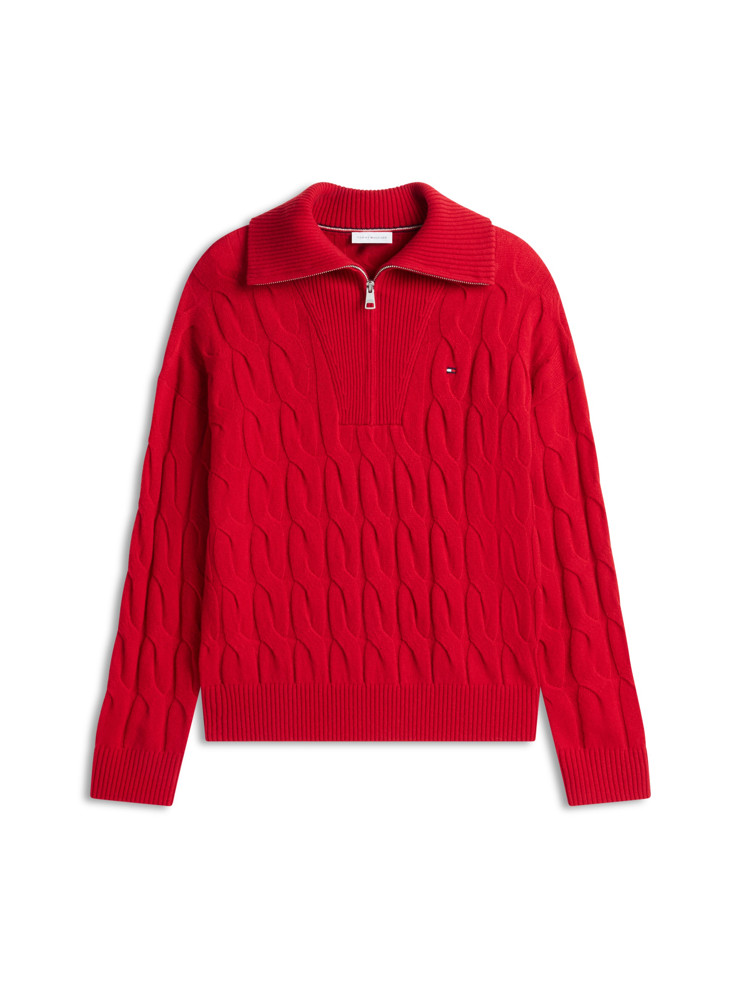 TOMMY HILFIGER Pullover in Rot: Vorderseite