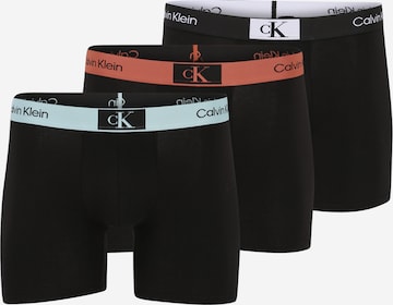 Regular Boxeri de la Calvin Klein Underwear pe negru: față