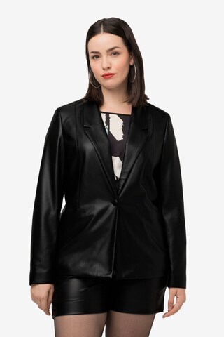 Blazer Ulla Popken en noir : devant