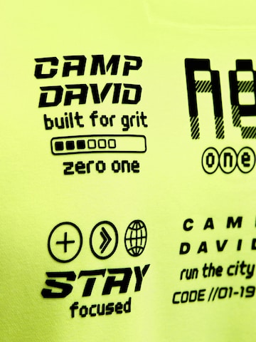 CAMP DAVID Sweatshirt in Yellow