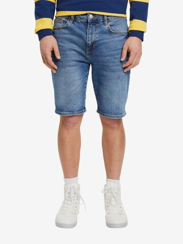 ESPRIT Loosefit Jeans in Blauw: voorkant