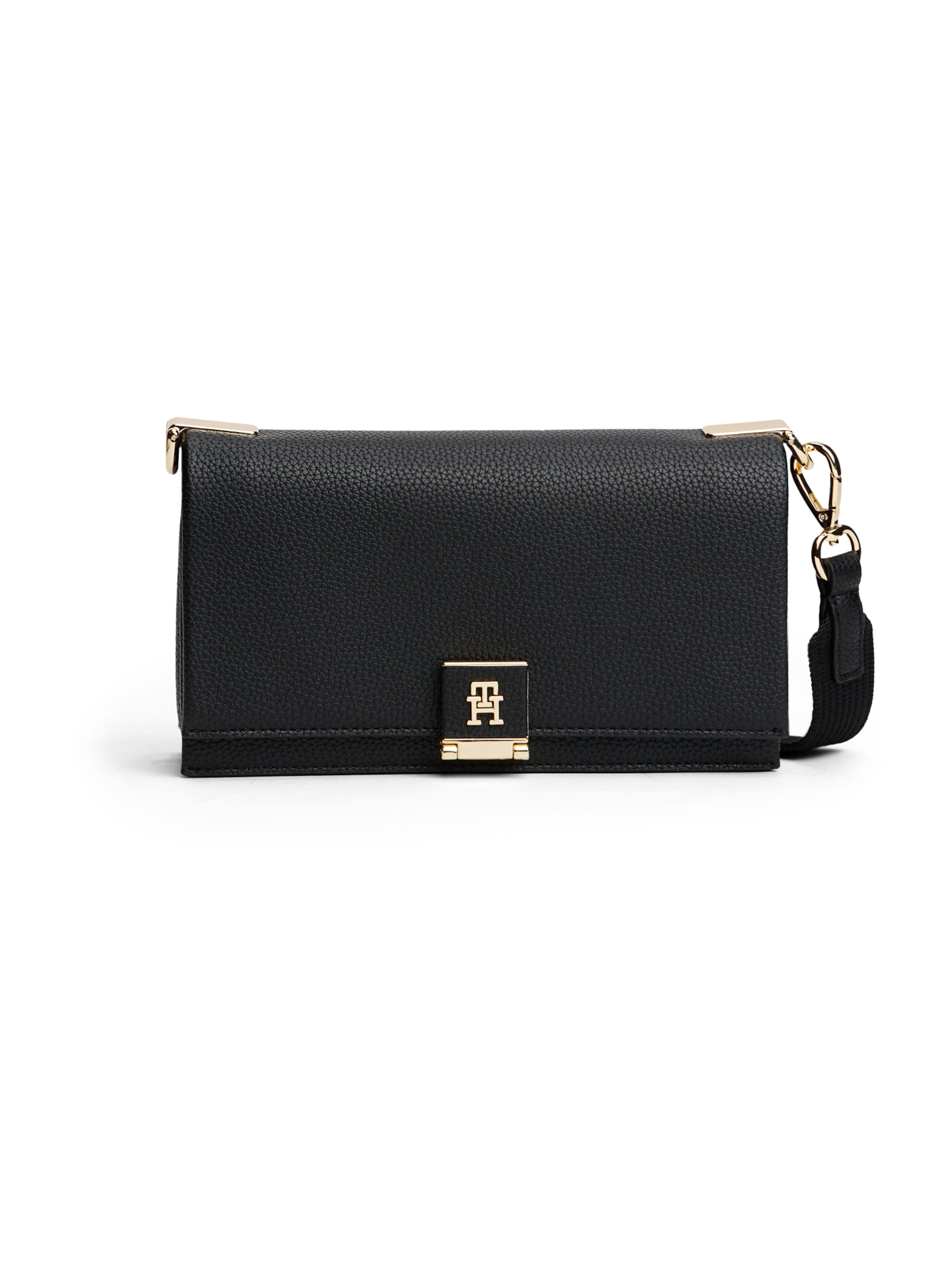 TOMMY HILFIGER Crossbody bag in Black: front