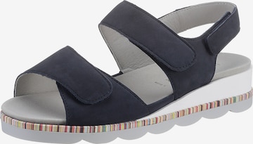 WALDLÄUFER Strap Sandals in Blue: front