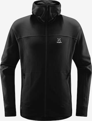 Haglöfs Athletic Fleece Jacket 'Betula' in Black: front