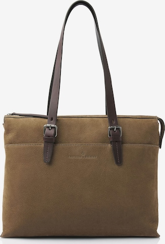 Borsa a spalla di Castelijn & Beerens in marrone: frontale