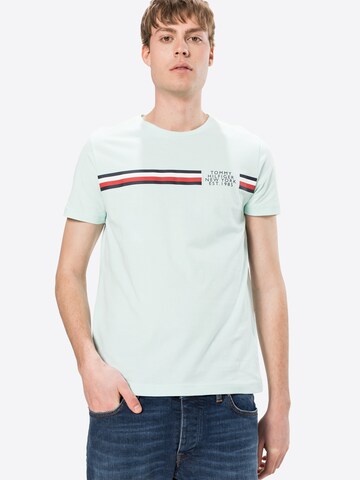 T-Shirt TOMMY HILFIGER en bleu : devant