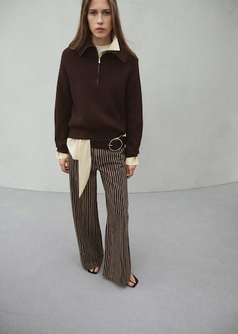 MANGO Loose fit Jeans 'Florchi' in Brown