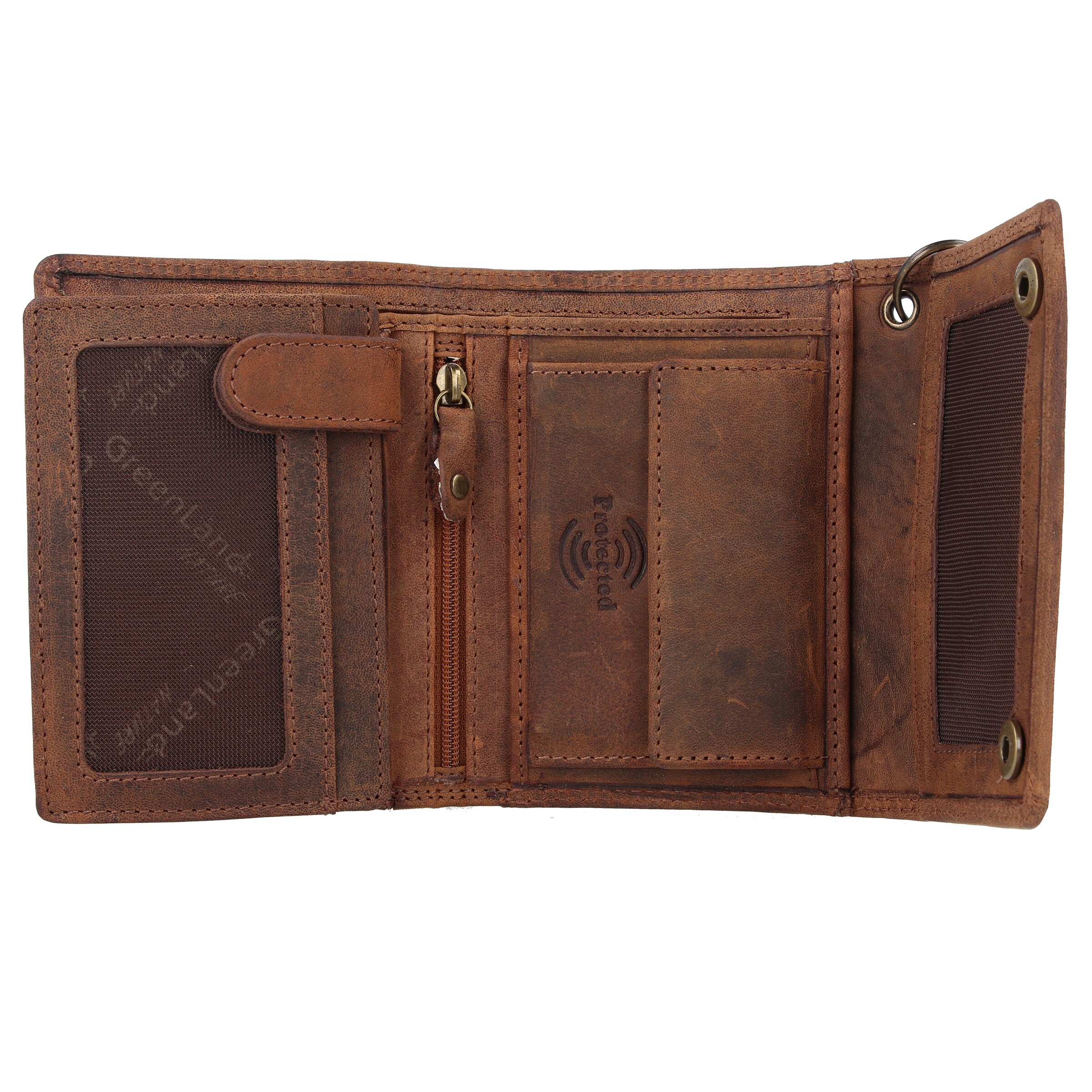 Porte-monnaies 'Montenegro' Greenland Nature en marron