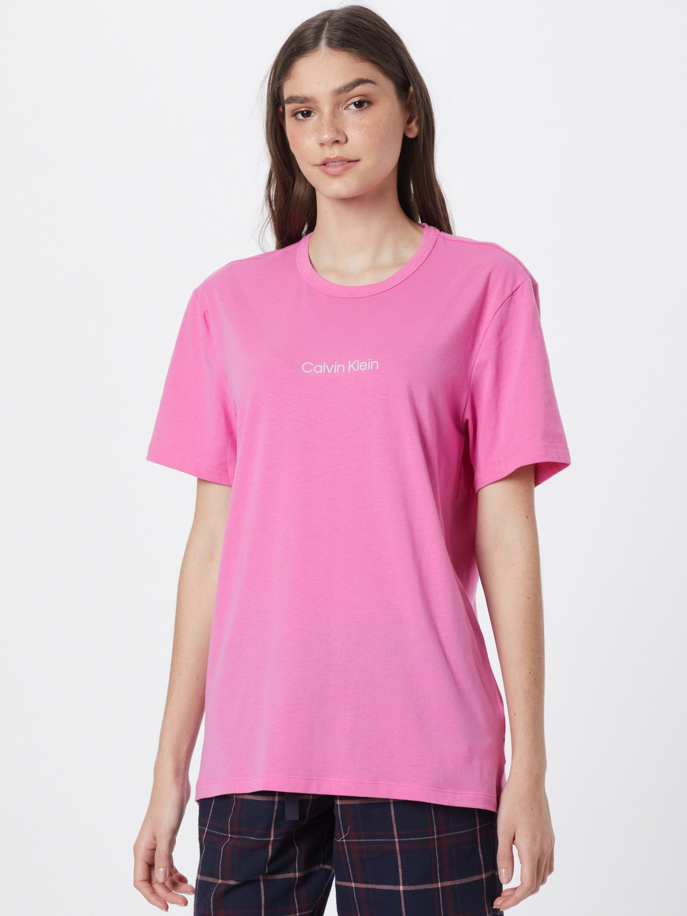 Frauen Wäsche Calvin Klein Underwear Schlafshirt in Pink - CW50123