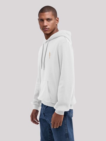 F4NT4STIC Sweatshirt 'Orange Spritz' in Wit