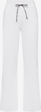 Hey Honey Pyjamahose 'Pointelle Long Pants' in Weiß: Vorderseite