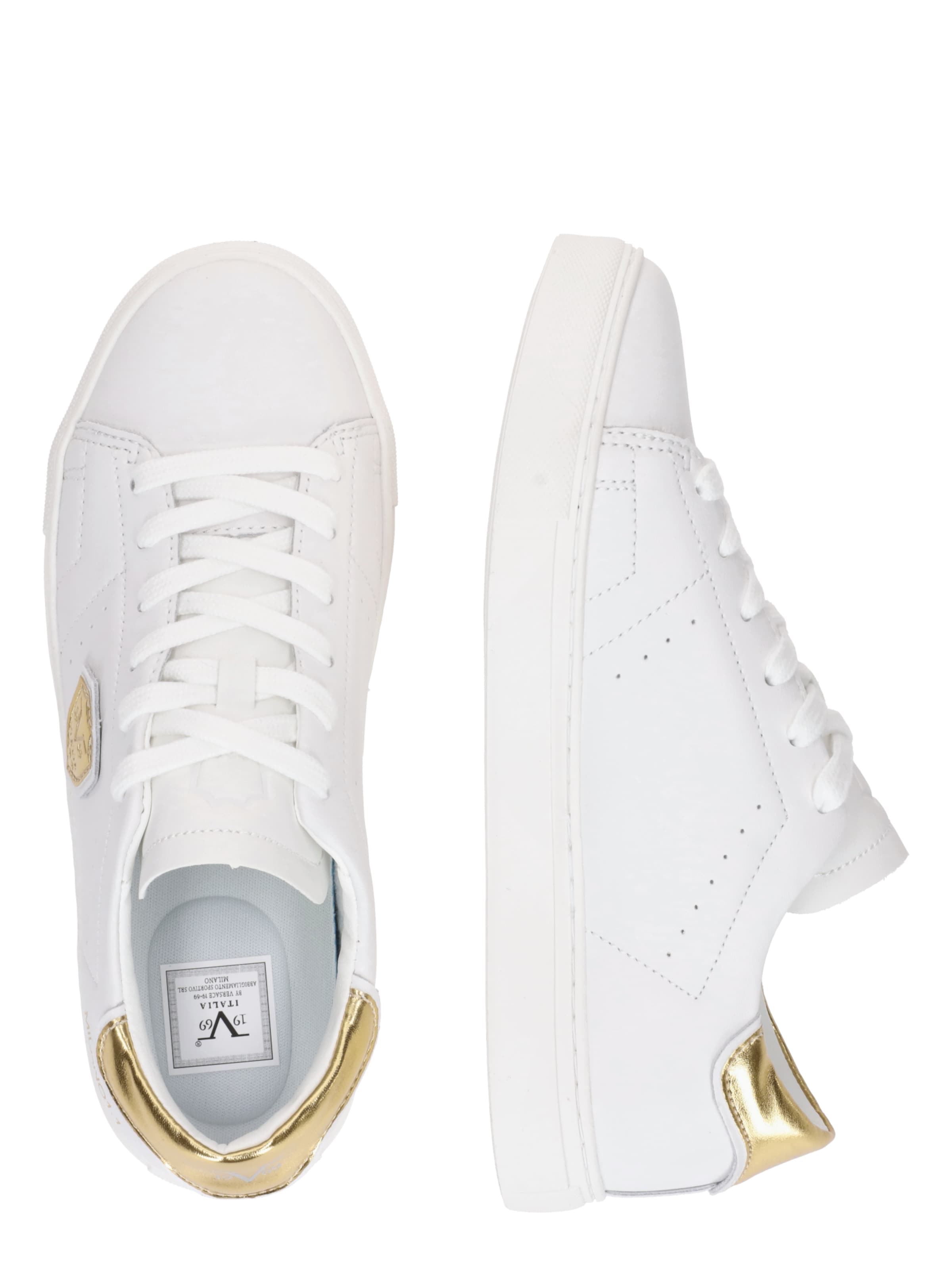 Sneaker low 'Nala' de la 19V69 ITALIA pe alb: lateral