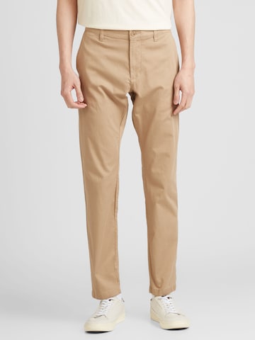 s.Oliver - regular Pantalón chino en marrón: frente