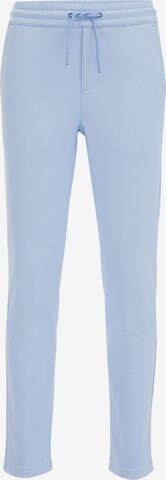 WE Fashion Slimfit Broek in Blauw: voorkant