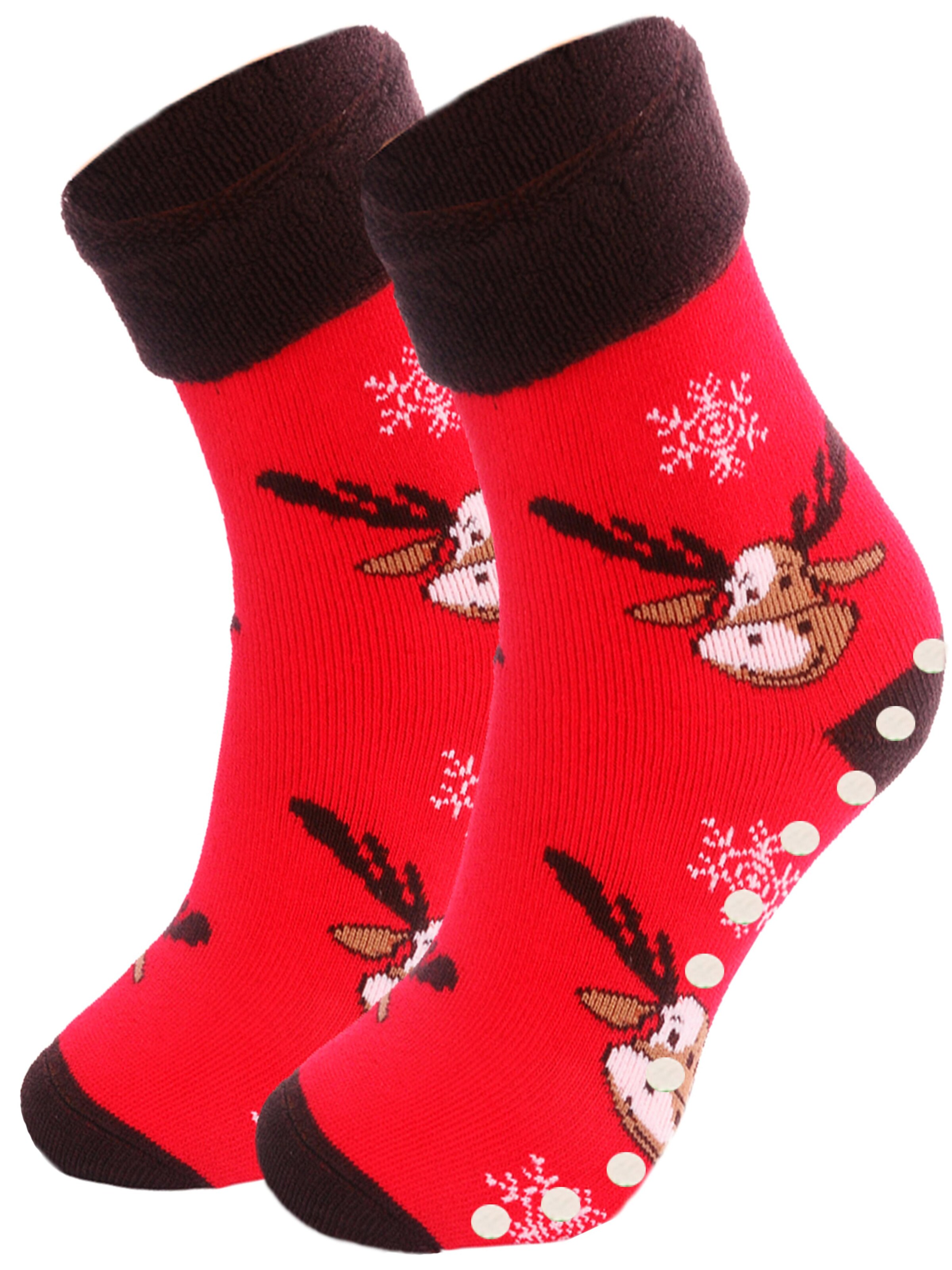 La Bortini Socken‌ in rot, Produktansicht