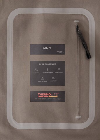 MANGO MAN Funktionsjacke 'Lotte' in Braun