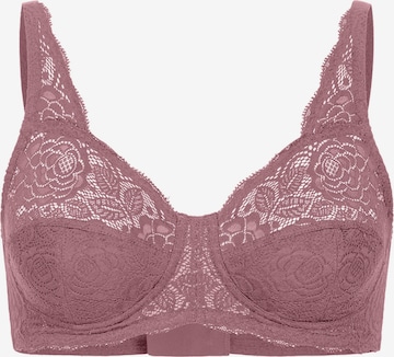 Erlich Textil T-shirt Bra 'Paula' in Pink: front