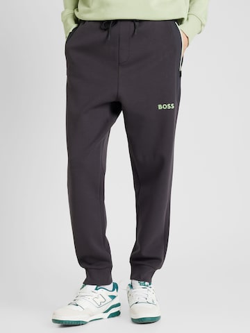 BOSS Green Regular Pants 'Hadiko' in Grey: front