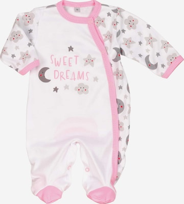 Baby Sweets Pajamas 'Sweet Dreams' in Pink: front