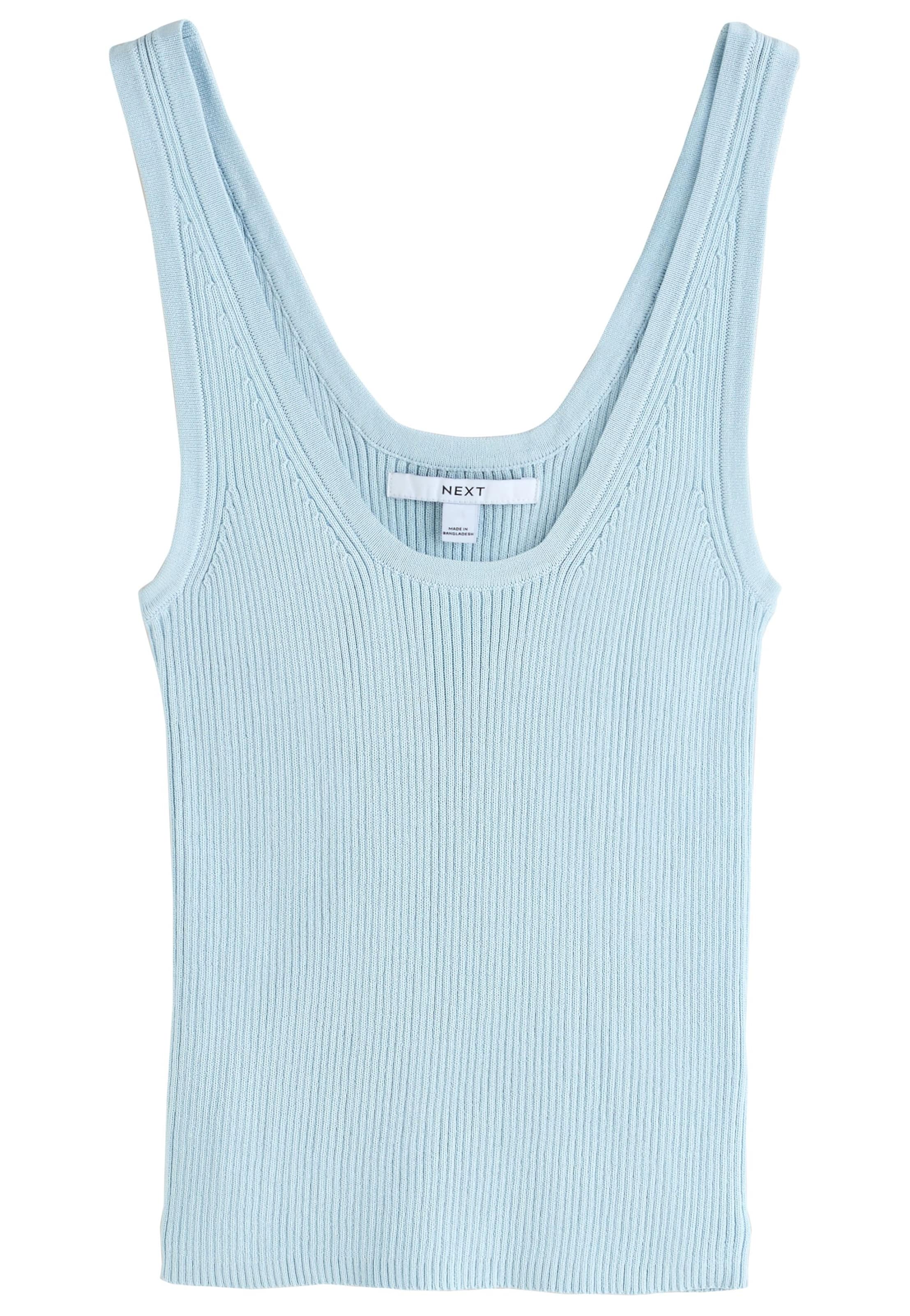 Next Stricktop in Blau: Vorderseite