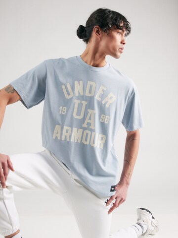UNDER ARMOUR Koszulka funkcyjna 'VARSITY' w kolorze niebieski: przód