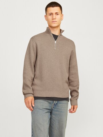 JACK & JONES Sweater 'JPRBlamilano' in Grey: front