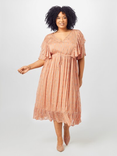 Rochie 'Charis' Guido Maria Kretschmer Curvy Collection pe roz / argintiu, Vizualizare model
