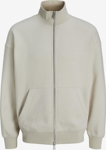 JACK & JONES Sweatjacke in Beige: predná strana