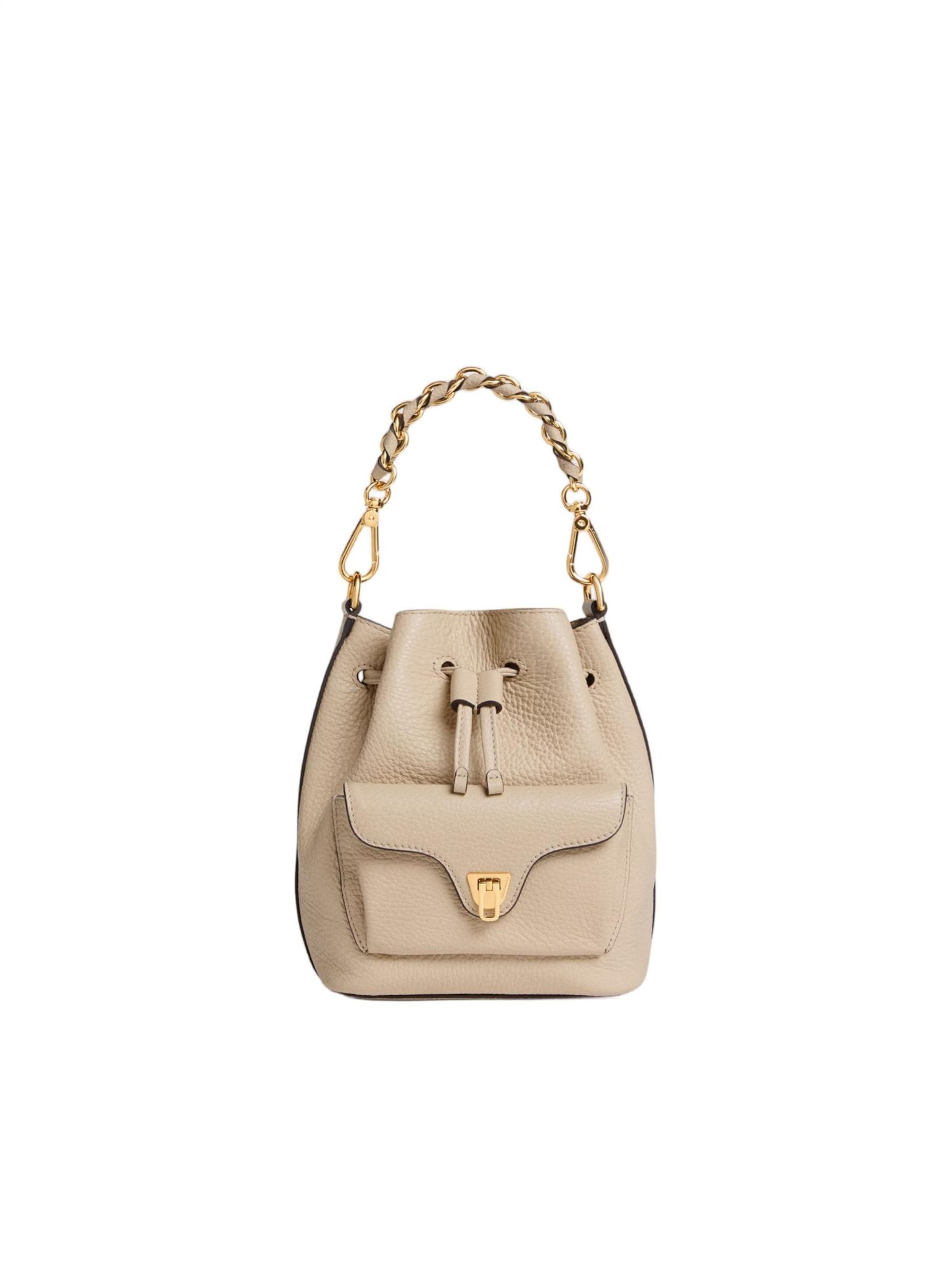 Borsa a mano 'COCCINELLE Beat Generation S26' di Coccinelle in beige: frontale