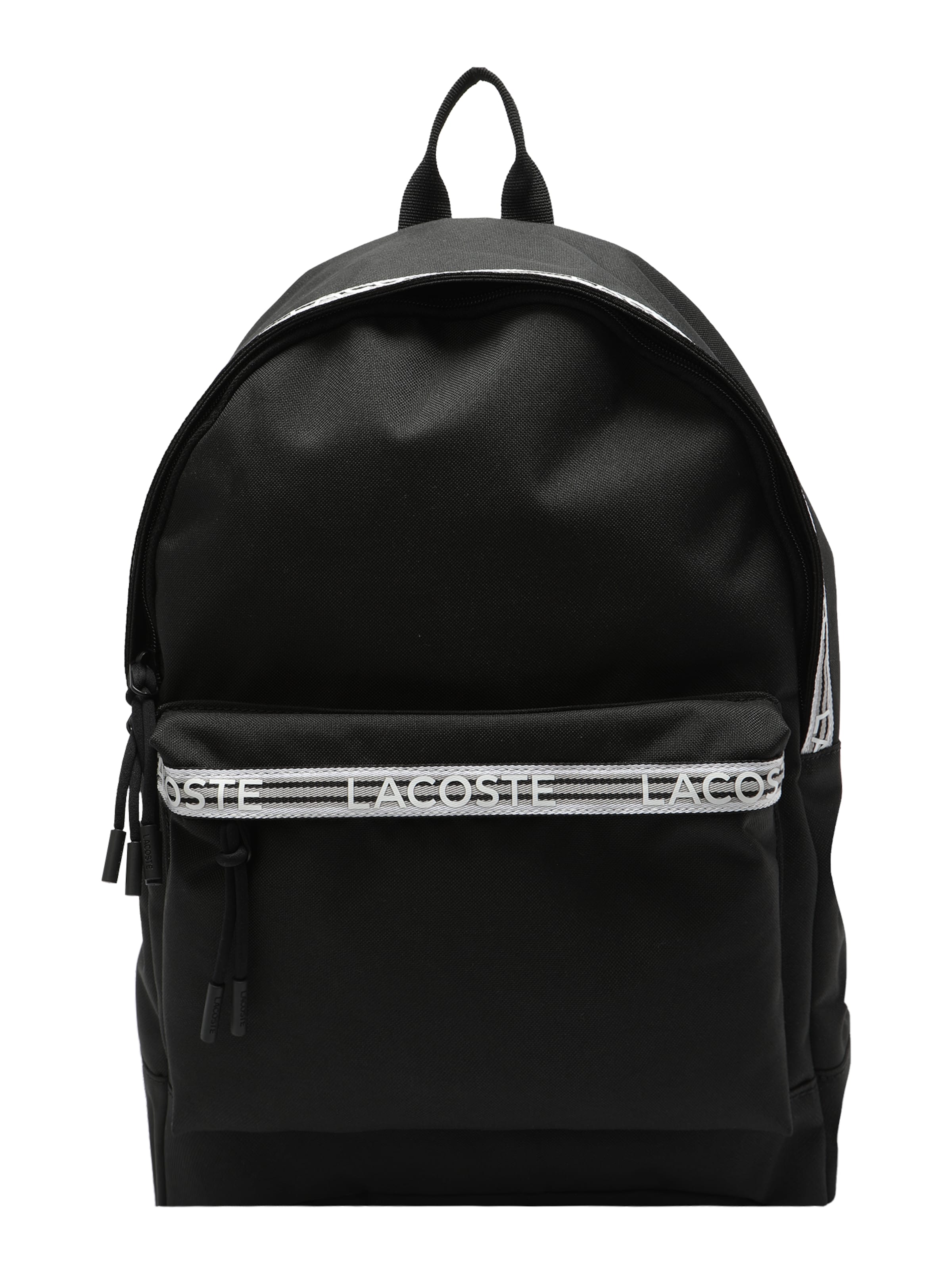 LACOSTE Backpack 'Neocroc' in Black: front